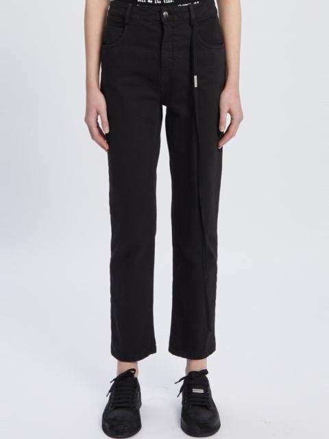 Ann Demeulemeester Herme 5 Pockets Slim Fit Cropped Trousers