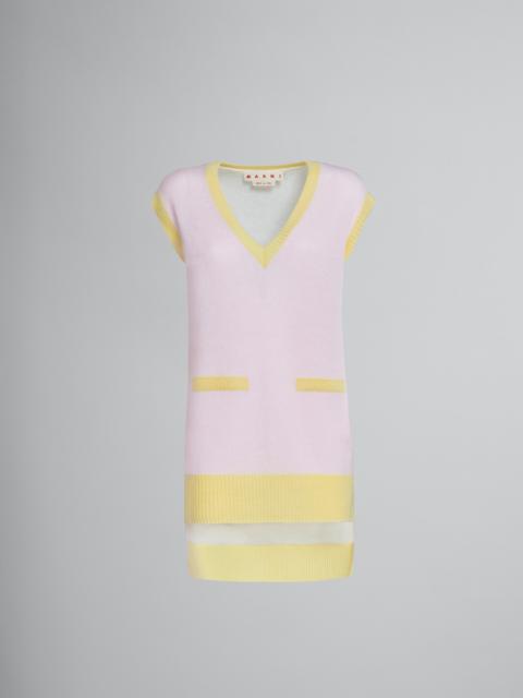 Marni COLOUR BLOCK CASHMERE VEST