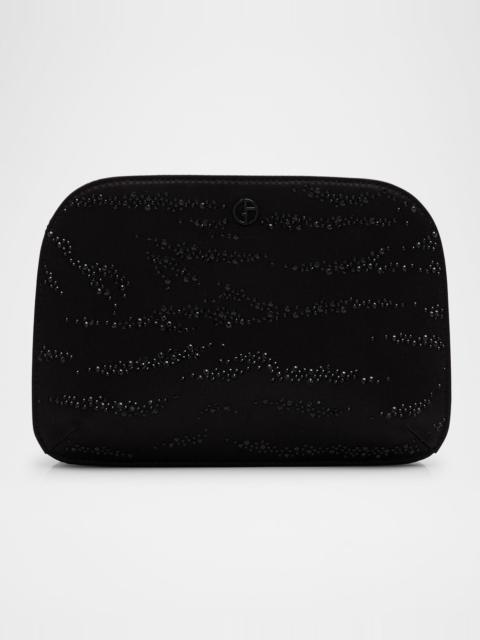 GIORGIO ARMANI La Prima Crystal Silk Clutch Bag