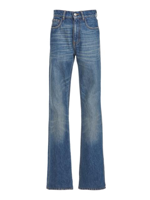 COPERNI Mid-Rise Straight-Leg Jeans medium wash