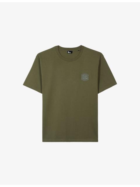 The Kooples Branded-Crest Short-Sleeved Cotton-Jersey T-Shirt