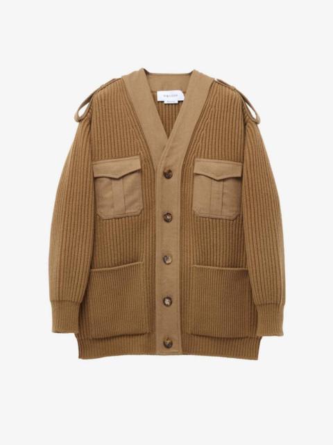 Alexander McQueen Oversized Utility Cardigan