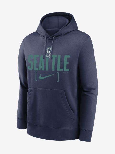 Seattle Mariners Club Slack Nike Men's MLB Pullover Hoodie