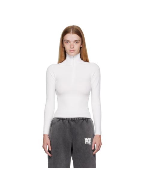 alexanderwang.t Off-White Zip Sweater