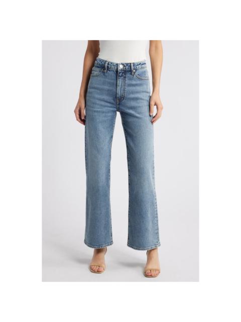 FRAME FRAME The Pixie Arrow High Waist Relaxed Bootcut Jeans in Leela at Nordstrom