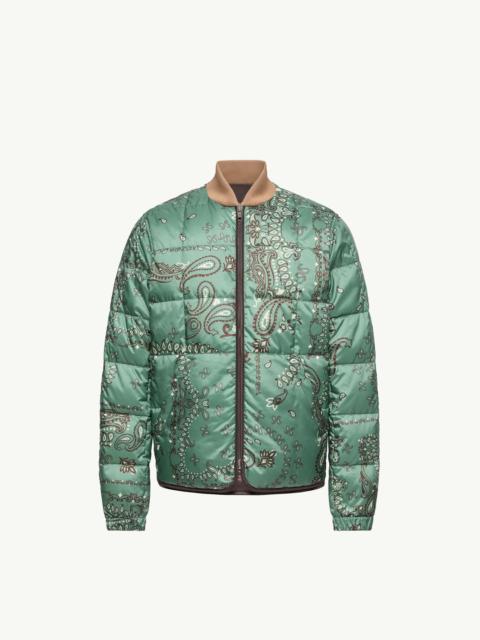 Moncler Chalvron Reversible Down Bomber Jacket