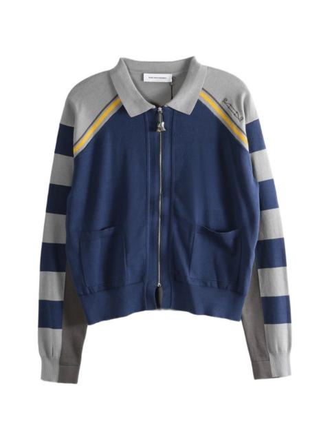 Kiko Kostadinov striped zip-up cardigan