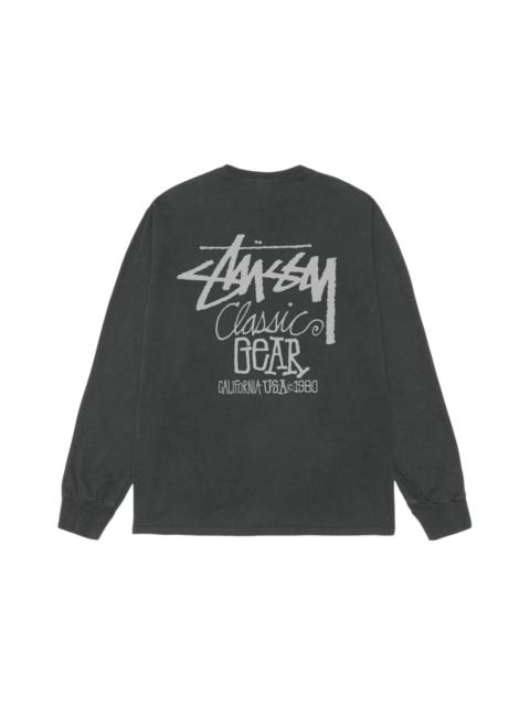 Stüssy Stussy Classic Gear L/S Pigment Dyed Tee Black
