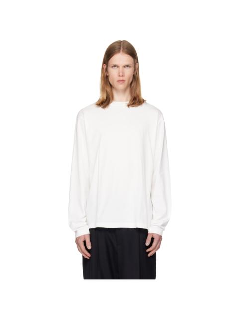 Jil Sander Three-Pack White Long-Sleeved T-shirts