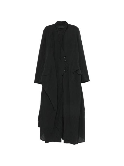Marc Le Bihan crinkled long coat