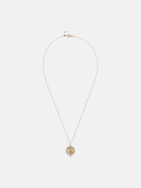 PERSÉE Lucky Charm Horseshoe 18kt gold necklace with diamonds