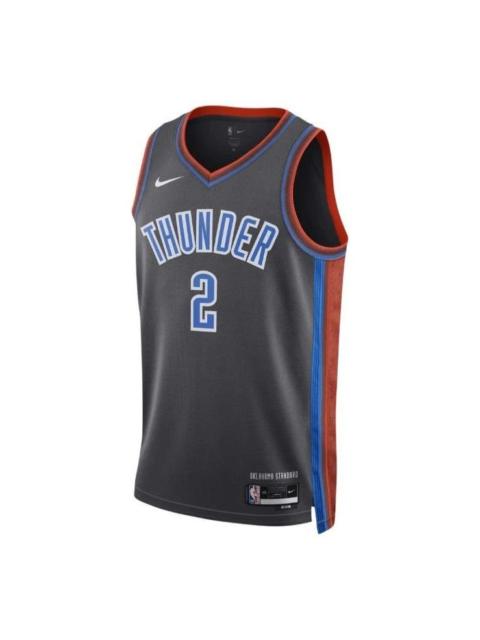 Nike Nike Dri-FIT NBA Oklahoma City Thunder Shai Gilgeous-Alexander City Edition 2022/23 Swingman Jersey