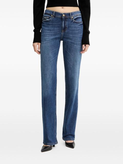 VERSACE JEANS COUTURE logo-patch belt-loop jeans