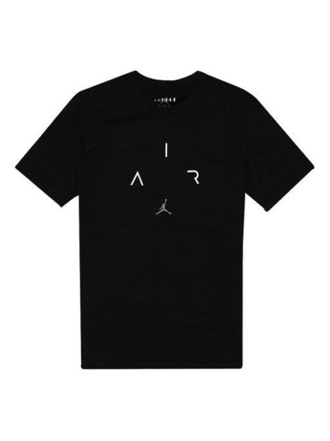 Jordan Air Jordan Dri-Fit Air Printing Pattern Short Sleeve Black CN3576-010
