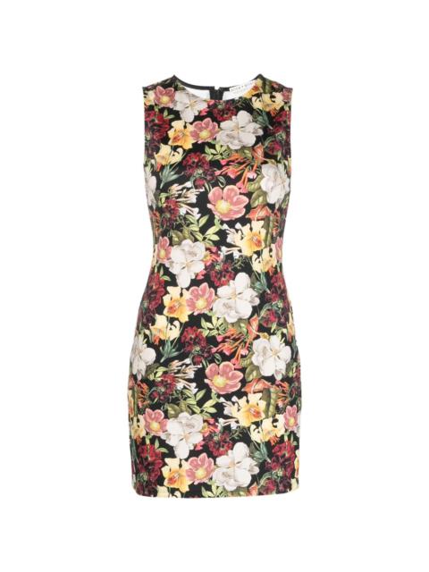 Wynell floral-print sleeveless minidress