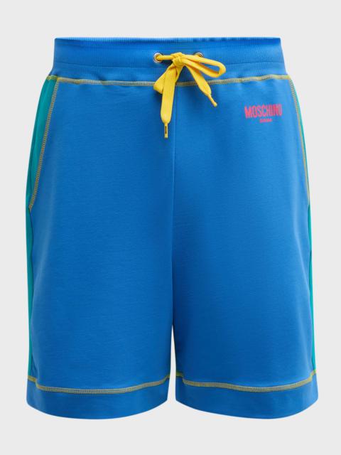 Moschino Men's Colorblock Sweat Shorts