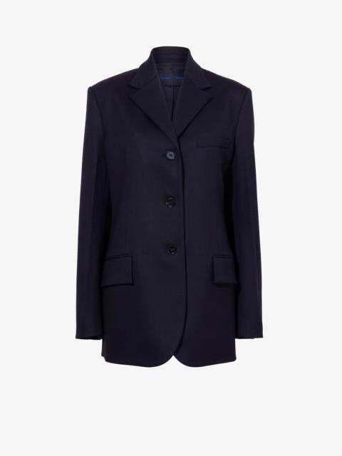 Proenza Schouler Archer Jacket in Wool Twill Suiting