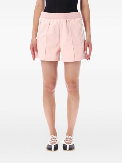 adidas side-stripe logo-embroidered shorts