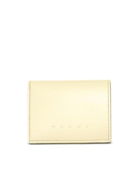 Marni logo-print leather wallet