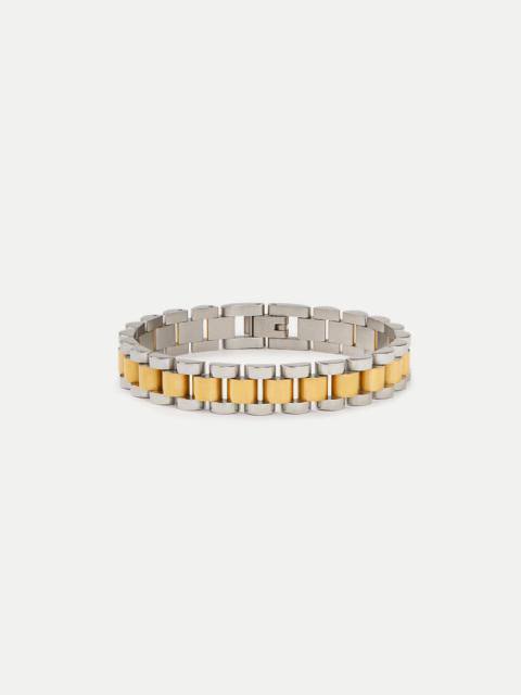 VERONICA BEARD GOLD AND SILVER WATCH BAND BRACELET