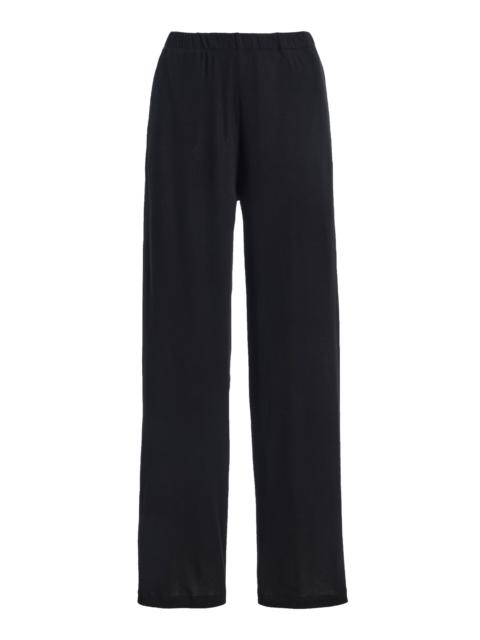FLORE FLORE Sophie Cotton Straight-Leg Pants
