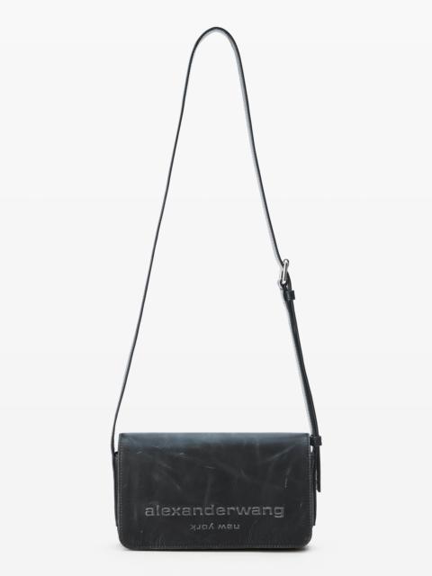 Alexander Wang Punch Flap Crossbody Leather Small