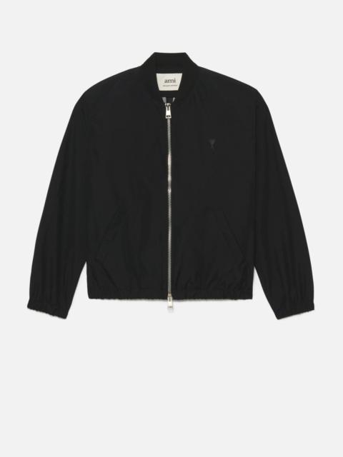 AMI Paris Zipped Bomber With Ami De Cœur Patch