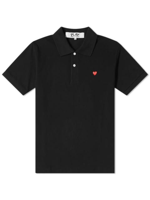 Comme des Garcons Play Little Red Heart Polo