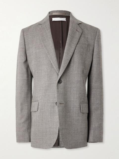Our Legacy Ceremony Oversized Textured-Wool Blazer Light gray