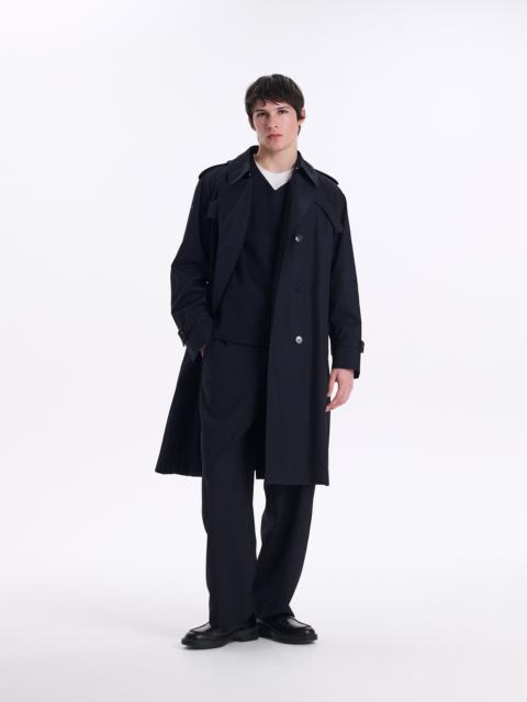 Mackintosh Blanefield Gabardine Double Breasted Trench Coat