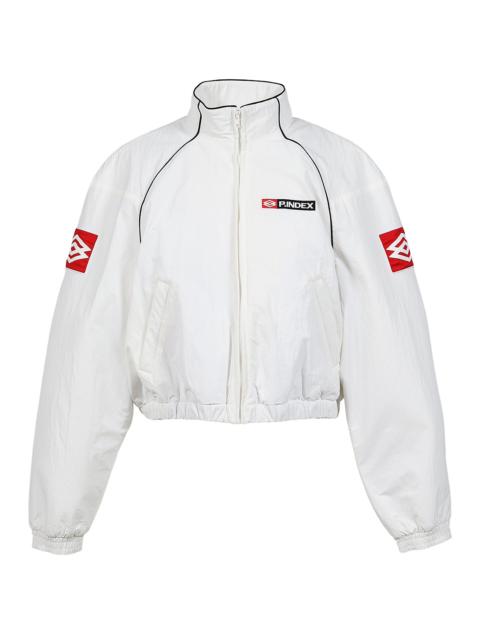 Protocol Index Exaggerated Shoulder Track Jacket "White" PI00010