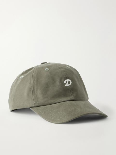 Drake's Logo-Embroidered Cotton-Twill Baseball Cap Green