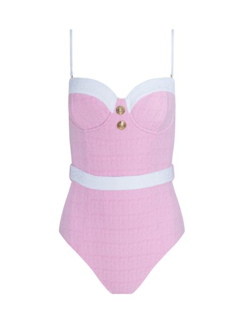 L'AGENCE Amie Bandeau One-Piece Swimsuit