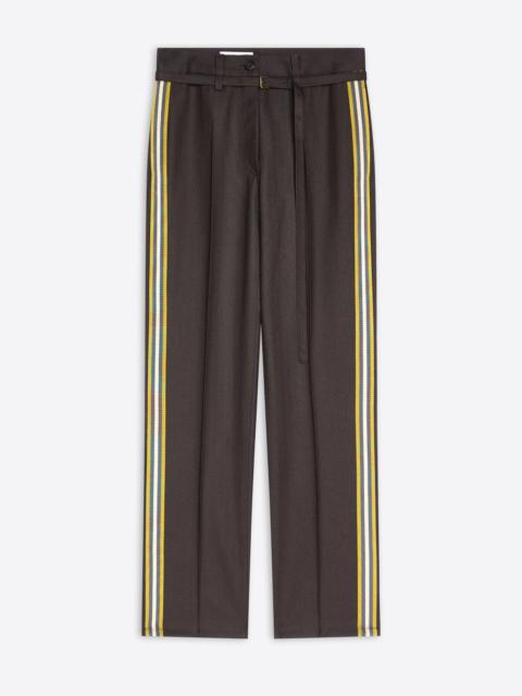 Dries Van Noten SLIM LEG WOOL PANTS