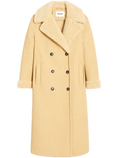 APPARIS Simone double-breasted coat