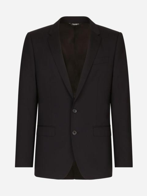 Stretch wool Martini-fit suit