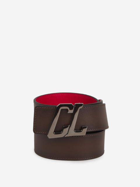 GRAINED LEATHER BELT