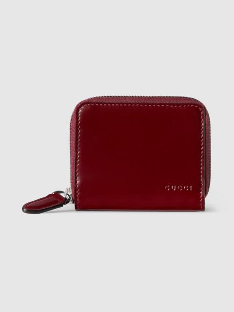 GUCCI Zip around embossed wallet