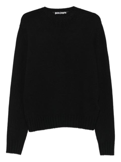 Palm Angels crew-neck knit sweater