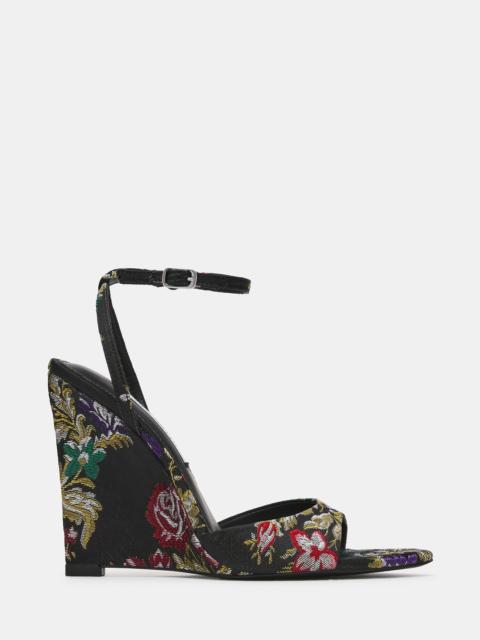STEVE MADDEN BOSSA BLACK MULTI BROCADE