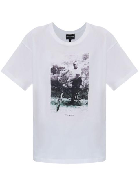 EMPORIO ARMANI photograph-print T-shirt