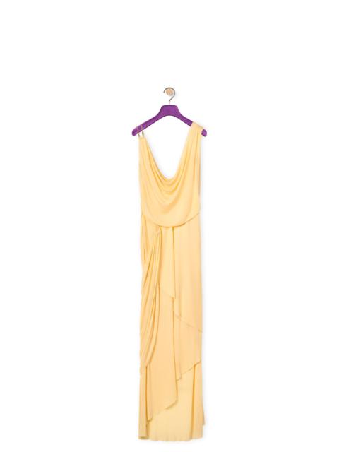 Loewe Chain draped dress in viscose