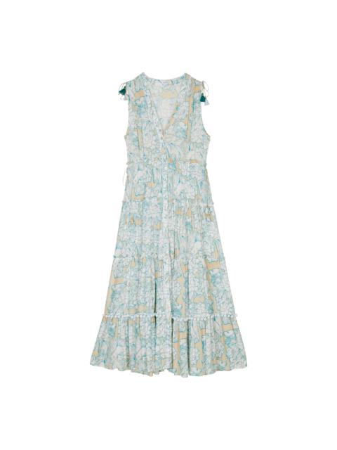 Vilebrequin Women Maxi Dress Hidden Fishes - Vilebrequin x Poupette St Barth