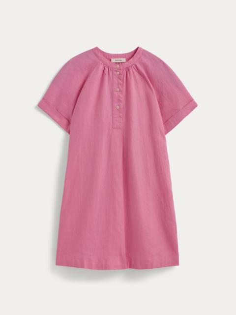 EVERLANE THE POPOVER DRESS IN LINEN