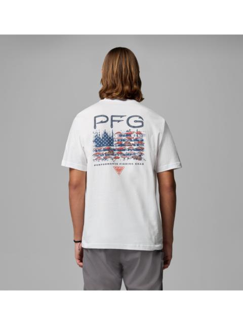 Columbia Men's Aprub Flag PFG Short Sleeve T-Shirt