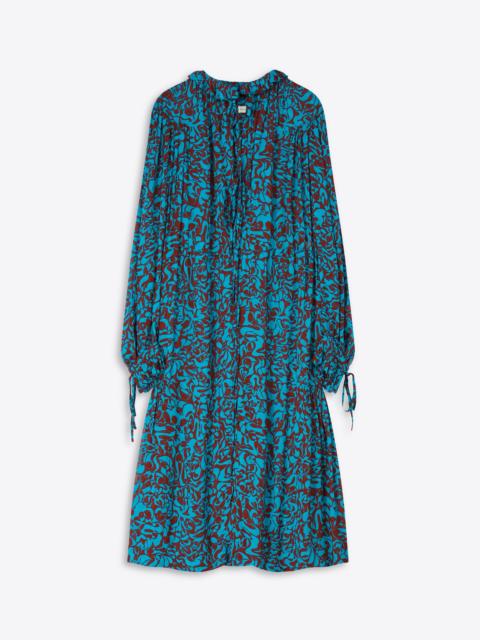 Dries Van Noten PRINTED VISCOSE DRESS