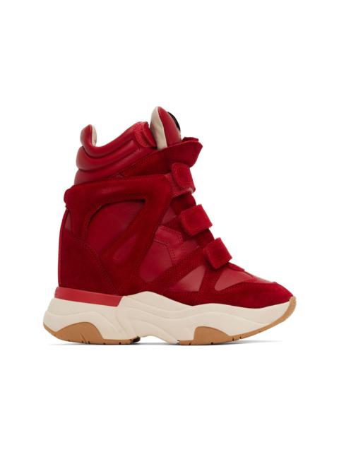 Red Balskee Sneakers