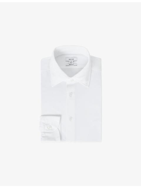 REISS Voyager Long-Sleeved Stretch-Woven Shirt