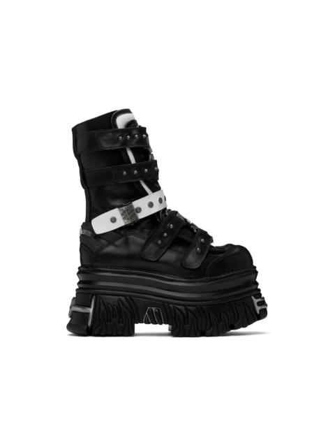 VETEMENTS Black & White New Rock Edition Gamer Boots