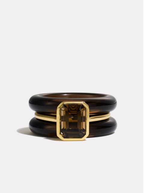 By Pariah Stack_Lumen Stone Stack | Smokey Quartz